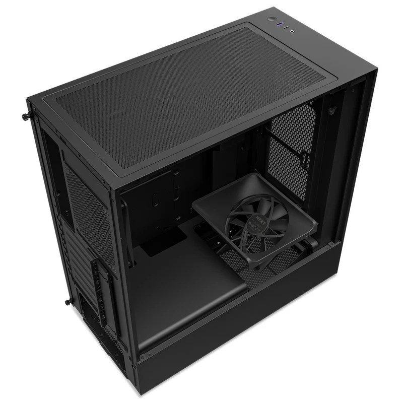 NZXT H5 Flow Compact Mid-Tower Airflow Case (Black) (CC-H51FB-01)