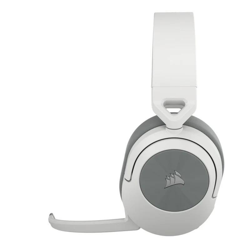 Corsair HS55 Wireless 2.4GHZ/BT 5.2/Dolby Audio 7.1 Lightweight Gaming Headset For PC/ Mac/ PS4/ PS5 (White)