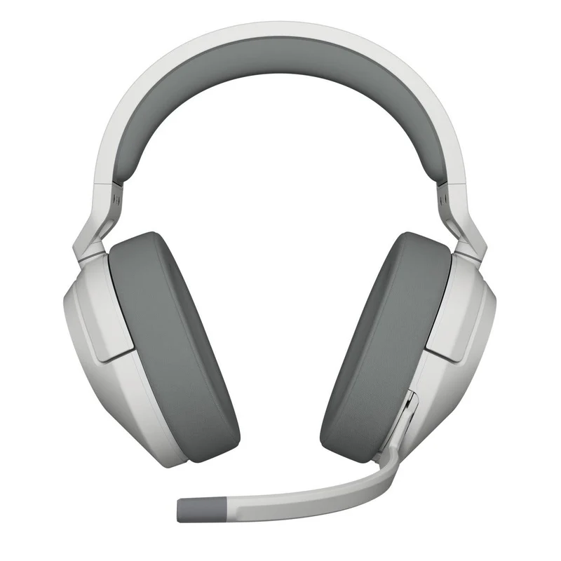 Corsair HS55 Wireless 2.4GHZ/BT 5.2/Dolby Audio 7.1 Lightweight Gaming Headset For PC/ Mac/ PS4/ PS5 (White)