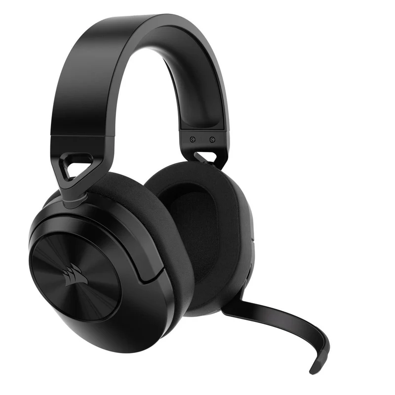 Corsair HS55 Wireless 2.4GHZ/BT 5.2/Dolby Audio 7.1 Lightweight Gaming Headset For PC/ Mac/ PS4/ PS5 (Carbon)