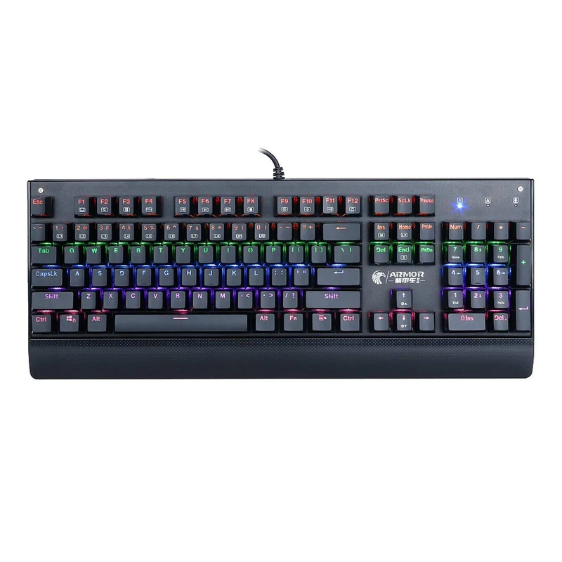 E-Yooso Armor Mechanical Gaming Keyboard Green Switch X-7200 (Black)