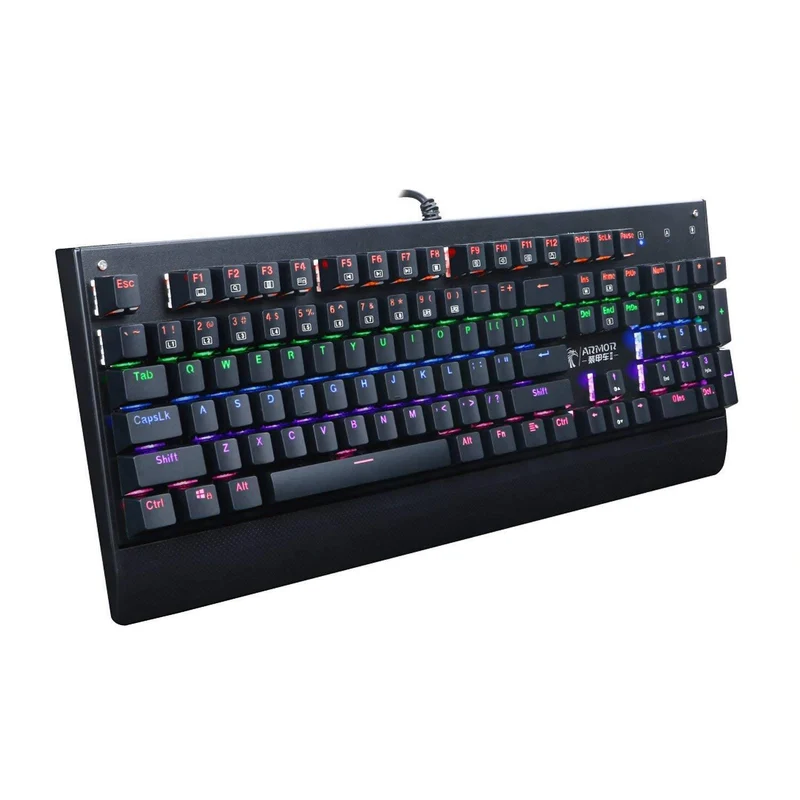 E-Yooso Armor Mechanical Gaming Keyboard Green Switch X-7200 (Black)