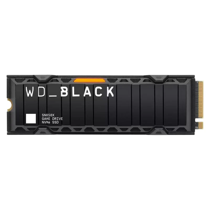 WD Black SN850X 2TB NVME M.2 2280 PCie Gen4 Internal Gaming SSD Compatible w/ PS5 (w/ Heatsink) (WDS200T2XHE)