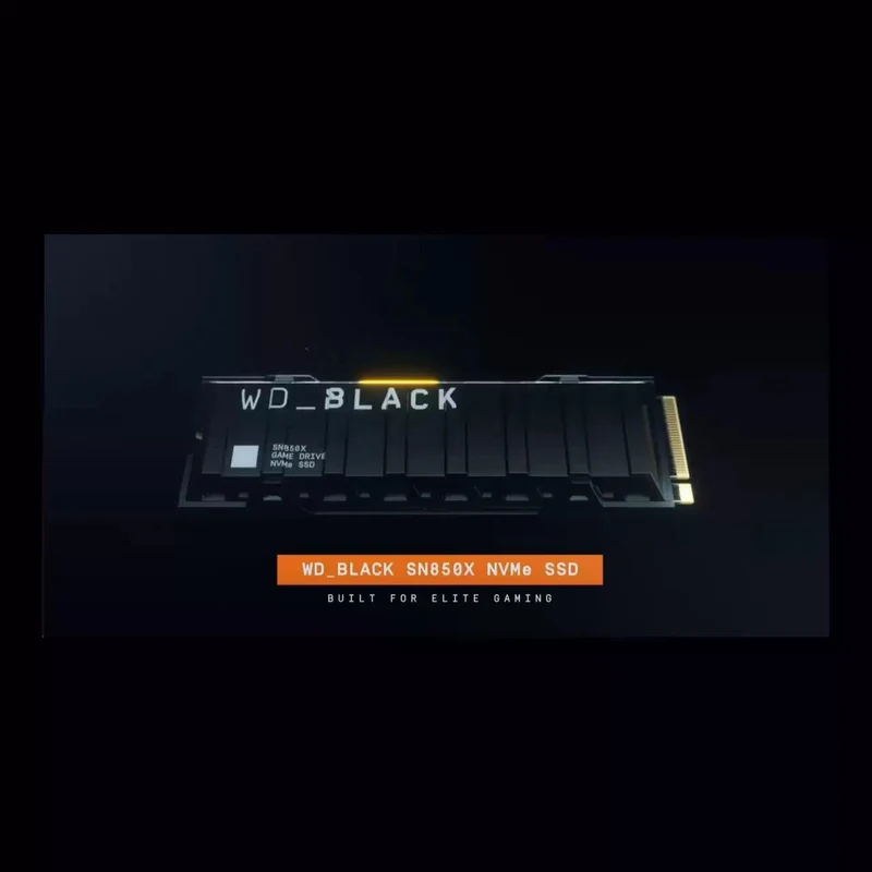 WD Black SN850X 2TB NVME M.2 2280 PCie Gen4 Internal Gaming SSD Compatible w/ PS5 (w/ Heatsink) (WDS200T2XHE)