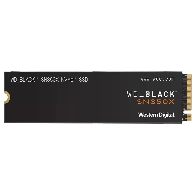WD Black SN850X 2TB NVME M.2 2280 PCie Gen4 Internal Gaming SSD Compatible w/ PS5 (w/o Heatsink) (WDS200T2X0E)