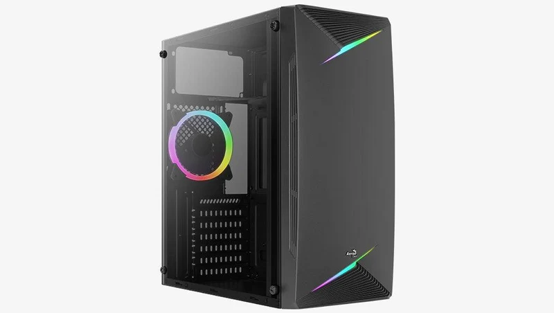 Aerocool Talon-G-BK-V1 RGB Mid-Tower Case (Black)