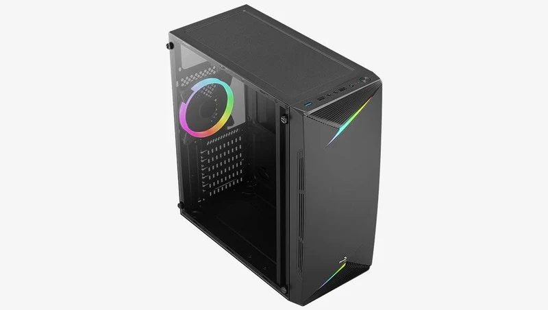 Aerocool Talon-G-BK-V1 RGB Mid-Tower Case (Black)