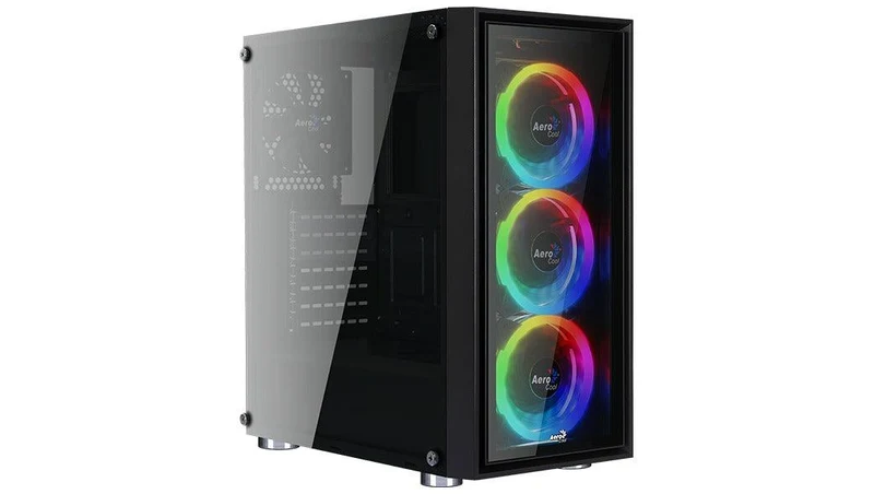 Aerocool Quartz Revo ARGB Mid-Tower Case (Black)