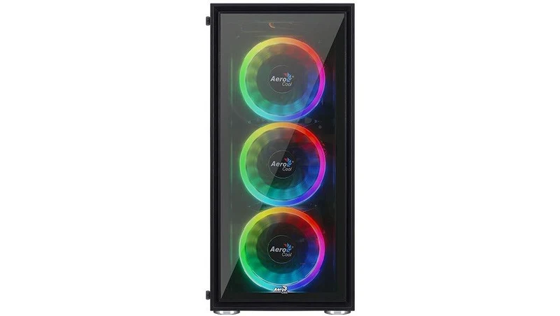 Aerocool Quartz Revo ARGB Mid-Tower Case (Black)