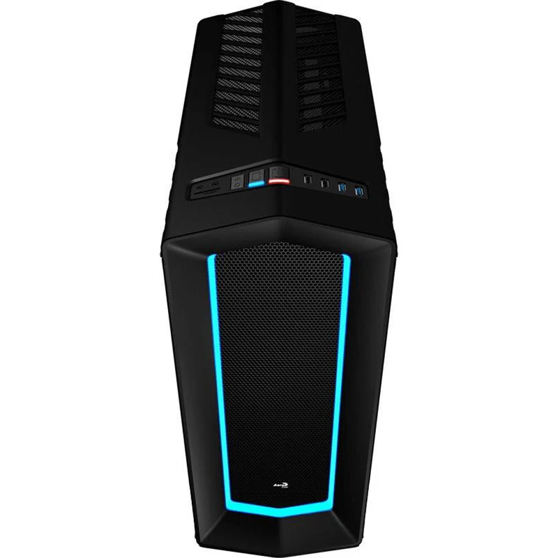 Aerocool P7-C1 Tempered Glass RGB Mid-Tower Case (Black) (P7-C1 BG)