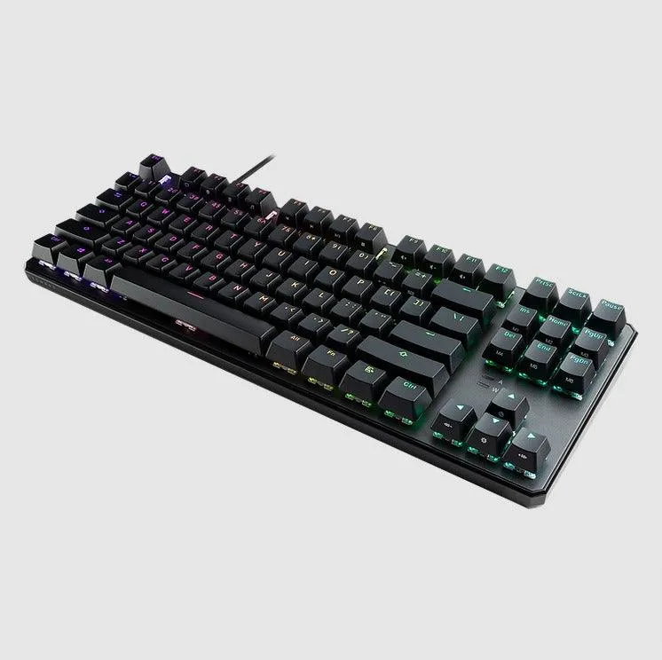 Tecware Phantom+ 87-Keys RGB Wired Mechanical Keyboard (Pre-Lubed Wraith Orange Tactile Switches)