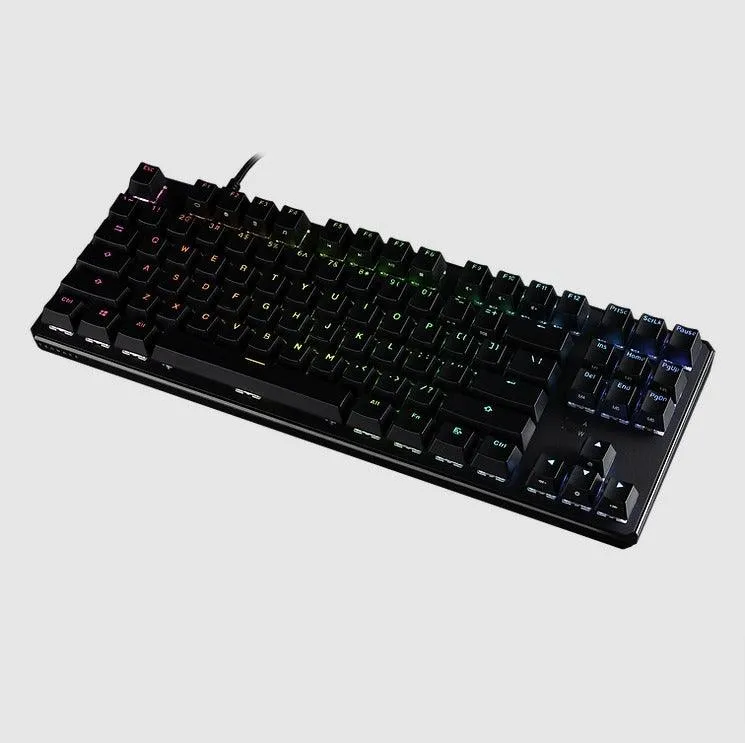 Tecware Phantom+ 87-Keys RGB Wired Mechanical Keyboard (Pre-Lubed Wraith Brown Tactile Switches)