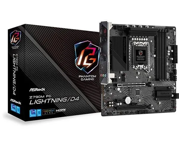 Asrock Z790M Phantom Gaming Lightning D4 Motherboard