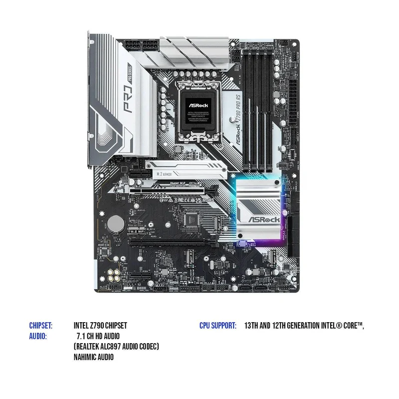 Asrock Z790 Pro RS WiFi Motherboard
