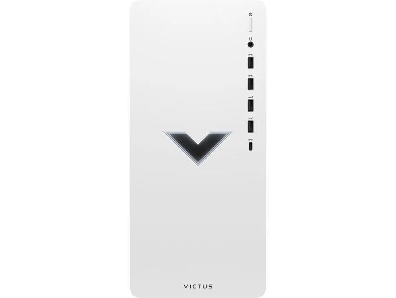 HP Victus 15L TG02-0036D 3.90GHZ 6 Cores AMD Ryzen 5 5600G 512GB SSD Gaming Desktop PC (Ceramic White) + MS Office Home & Student 2021