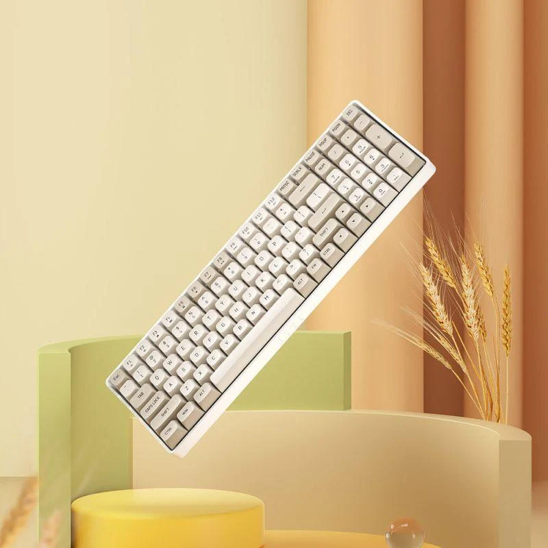 Darkflash GD100 Mechanical Keyboard (Milky & Brown) (Yellow Switch)