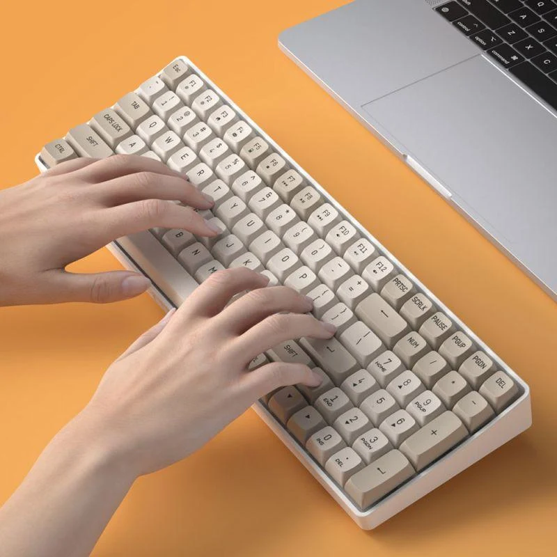 Darkflash GD100 Mechanical Keyboard (Milky & Brown) (Yellow Switch)
