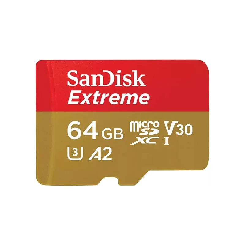 Sandisk Extreme 64GB 170MB/S UHS-1 MICROSDXC Card (SDSQXAH-064G-GN6MN)