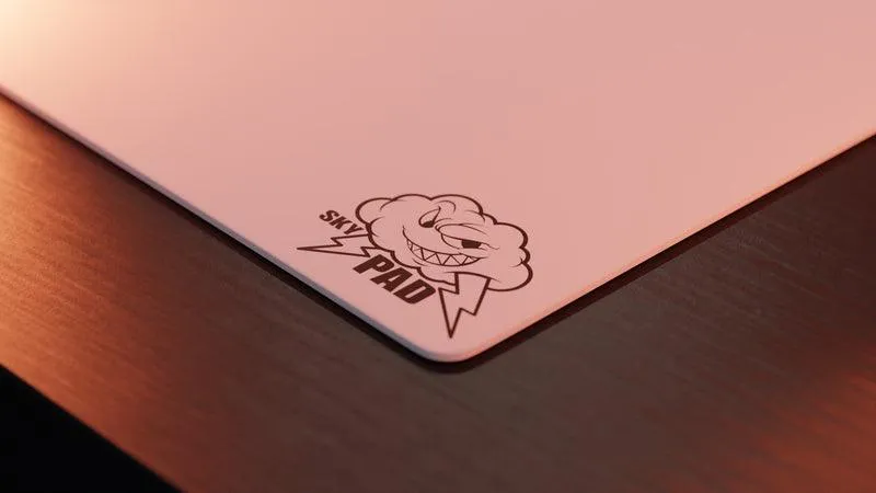 Skypad Glass Mousepad 3.0 - White Cloud