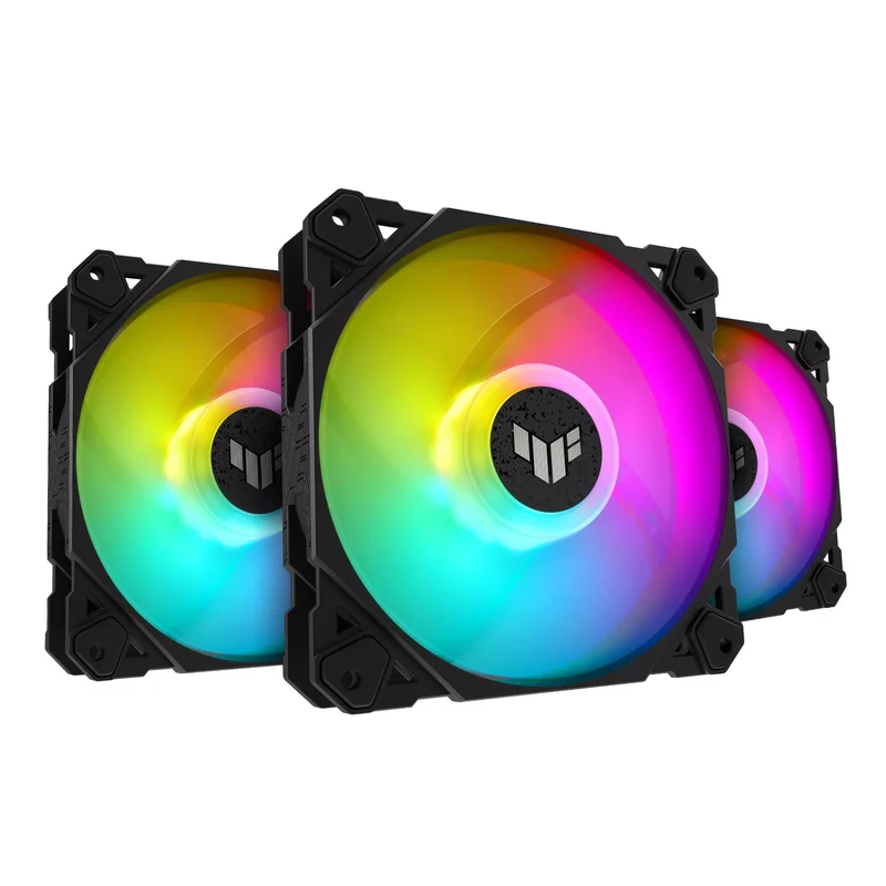 Asus TUF Gaming TF120 ARGB Fan - Triple Pack With ARGB Controller (Black)
