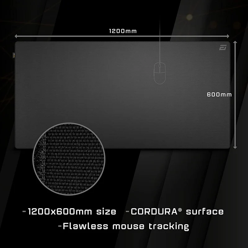 Endgame Gear MPC1200 Stealth Edition Cordura Gaming Mouse Pad (Black)