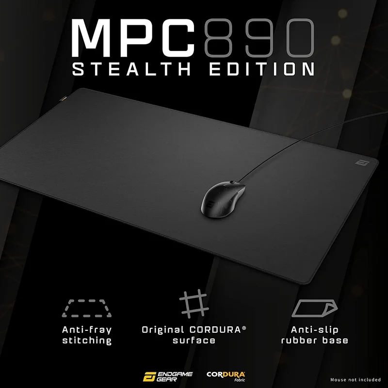 Endgame Gear MPC890 Stealth Edition Cordura Gaming Mouse Pad (Black)