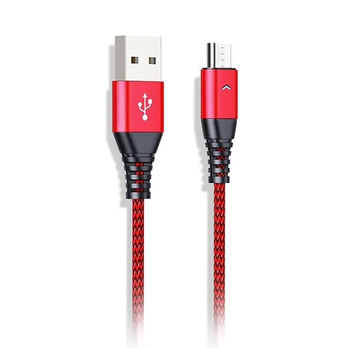 Motivo H21 Data Cable Braided Wire 120CM Micro USB (Red) (S0008)