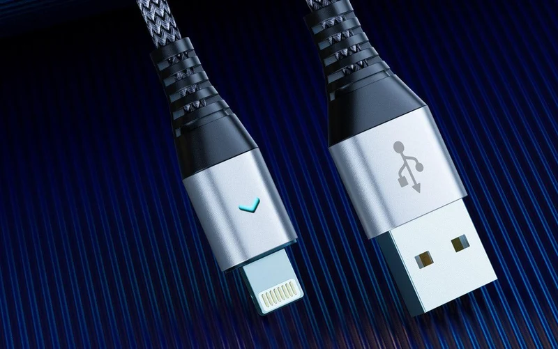 Motivo H21 Data Cable Braided Wire 120CM Apple Lightning (Grey) (S0010)