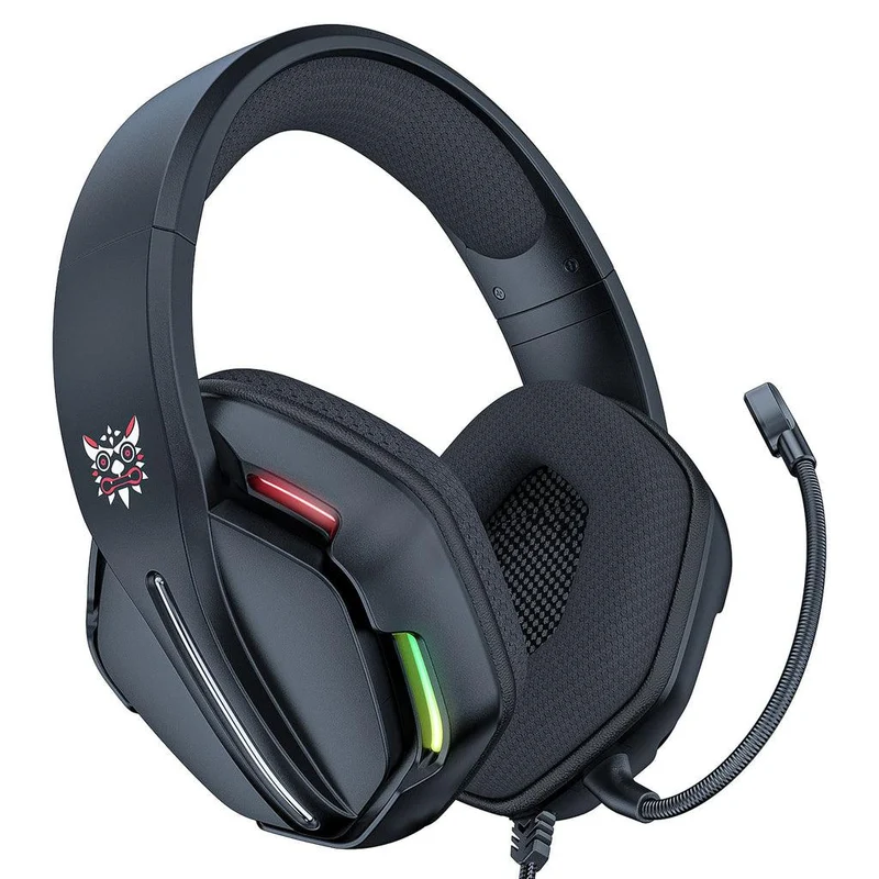 Onikuma X27 RGB Gaming Headset With Mic And Noise Cancelling (Black)