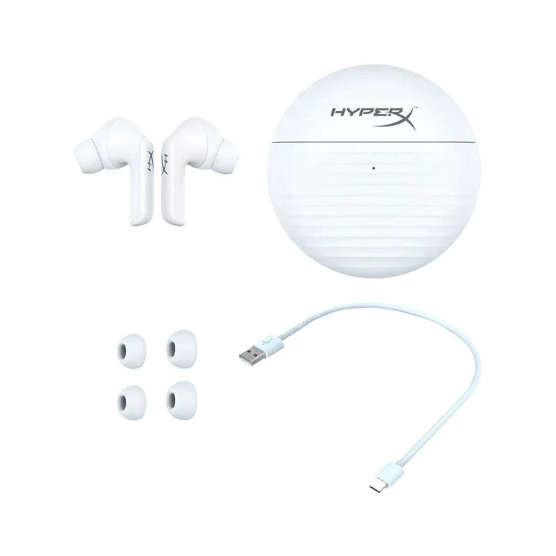 HyperX Cloud Buds True Wireless Earbuds (White) (56R63AA)