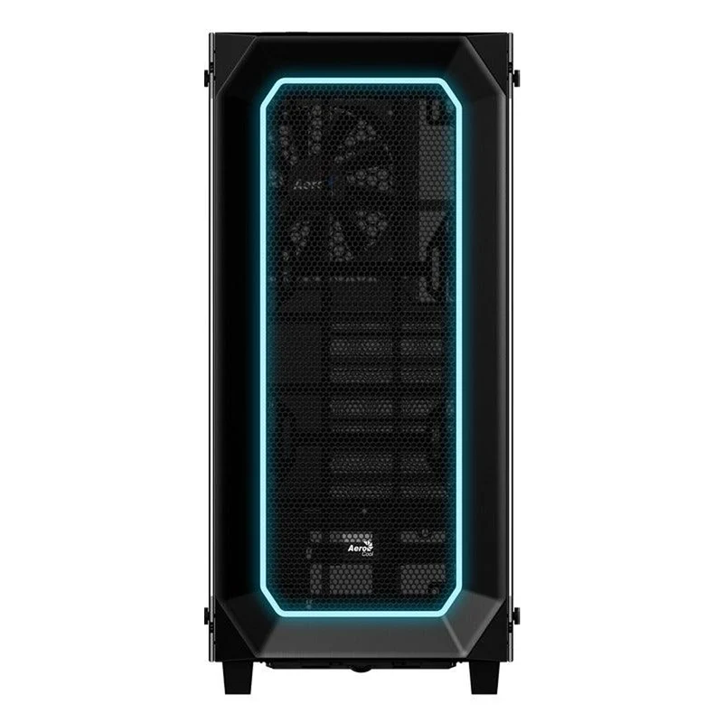 Aerocool P7-C0 Dual Tempered Glass RGB Mid-Tower Case (Black)
