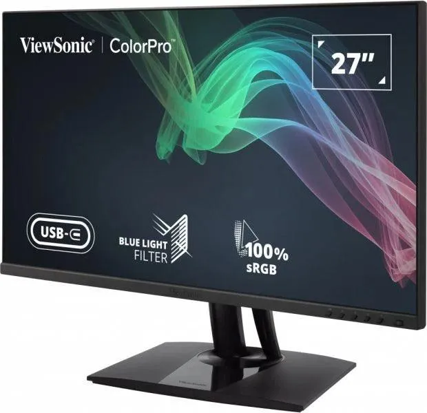 Viewsonic VP2756-4K 27-INCH 4K UHD Pantone Validated 100% SRGB & Factory Pre-Calibrated Monitor With 60W USB-C