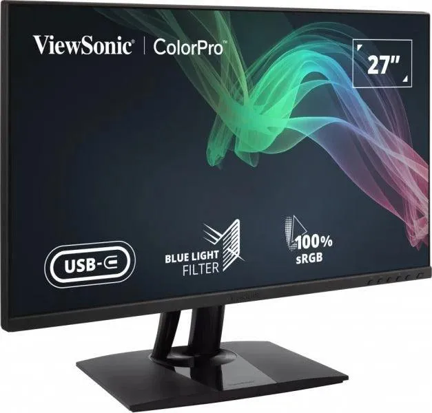 Viewsonic VP2756-4K 27-INCH 4K UHD Pantone Validated 100% SRGB & Factory Pre-Calibrated Monitor With 60W USB-C