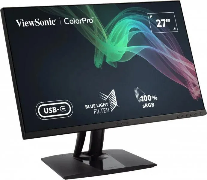 Viewsonic VP2756-4K 27-INCH 4K UHD Pantone Validated 100% SRGB & Factory Pre-Calibrated Monitor With 60W USB-C