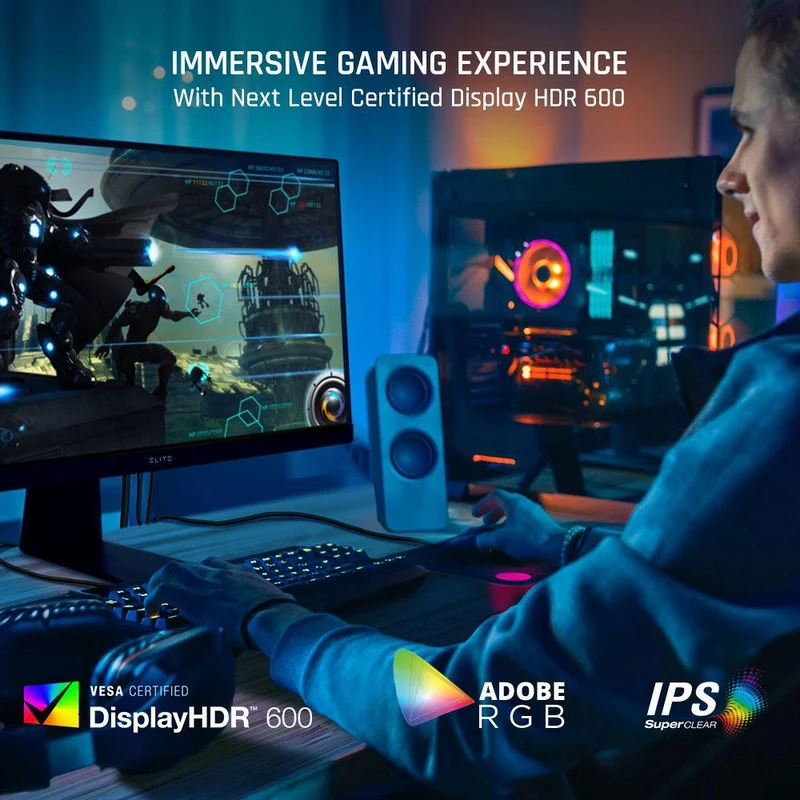 Viewsonic Elite XG320Q 32-Inch QHD Quantum Dot IPS G-SYNC Compatible Gaming Monitor With AdobeRGB