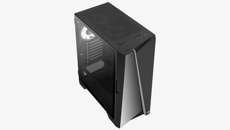 Aerocool Mirage-G-BK-V1 ARGB Mid-Tower Case (Black)