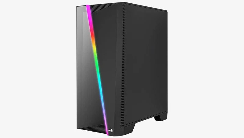 Aerocool Mirage-G-BK-V1 ARGB Mid-Tower Case (Black)