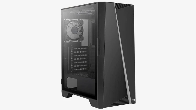 Aerocool Mirage-G-BK-V1 ARGB Mid-Tower Case (Black)