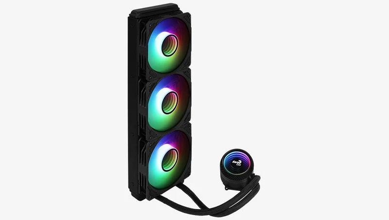 Aerocool Mirage L360 360MM ARGB Liquid CPU Cooler (Black)