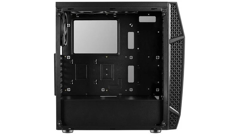 Aerocool Klaw-G-BK-V1 Tempered Glass RGB Mid-Tower Case (Black)