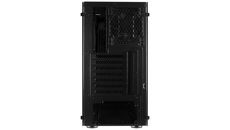 Aerocool Klaw-G-BK-V1 Tempered Glass RGB Mid-Tower Case (Black)