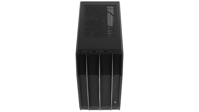 Aerocool Klaw-G-BK-V1 Tempered Glass RGB Mid-Tower Case (Black)