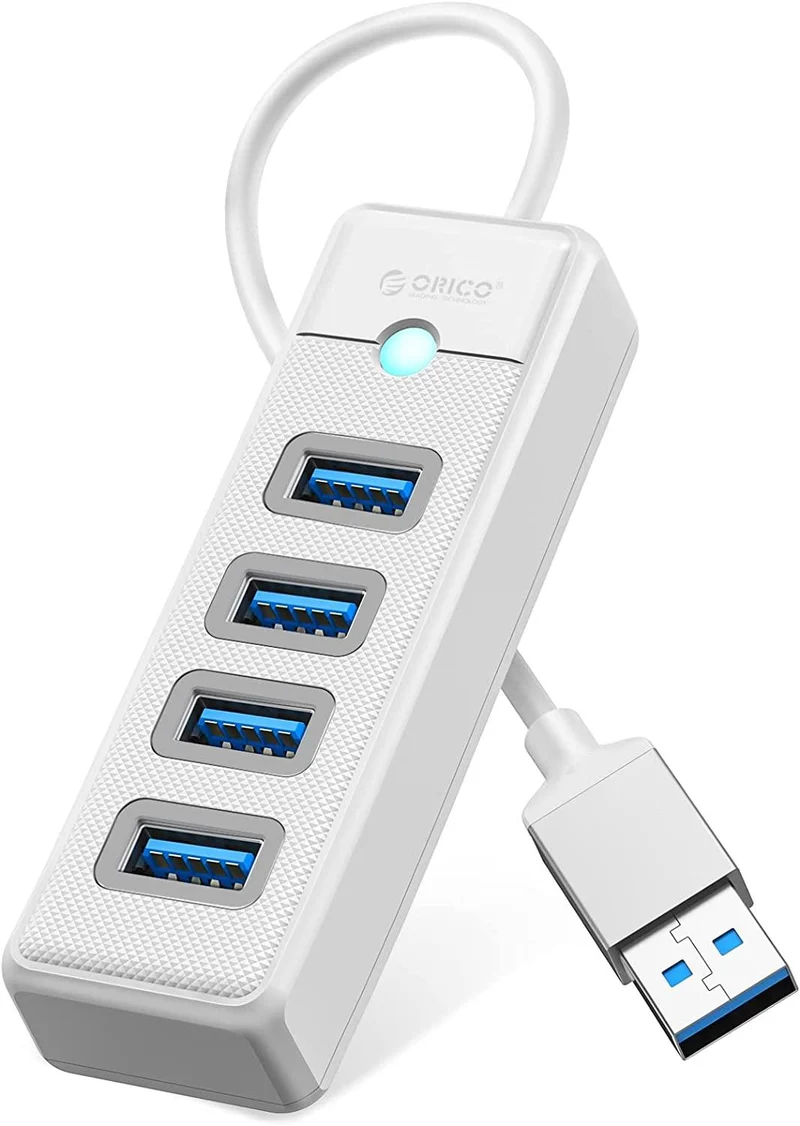 Orico 4-Port USB 3.0 Hub (White) (PW4U-U3-015-WH-EP)