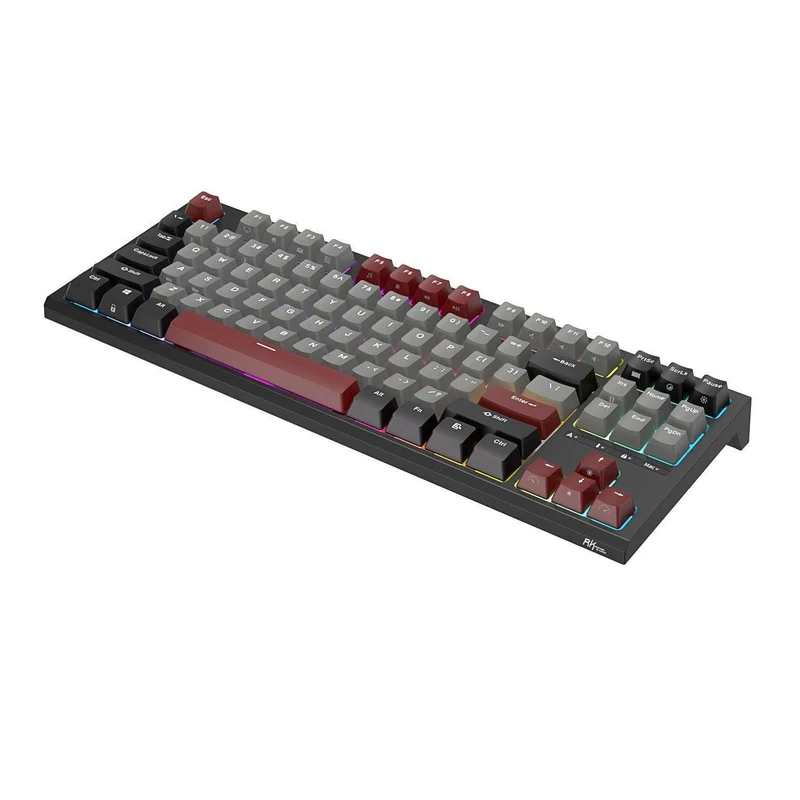 Royal Kludge RK-R87 Single-Mode RGB 87 Keys Hot Swappable Mechanical Keyboard Black (Blue Switch)