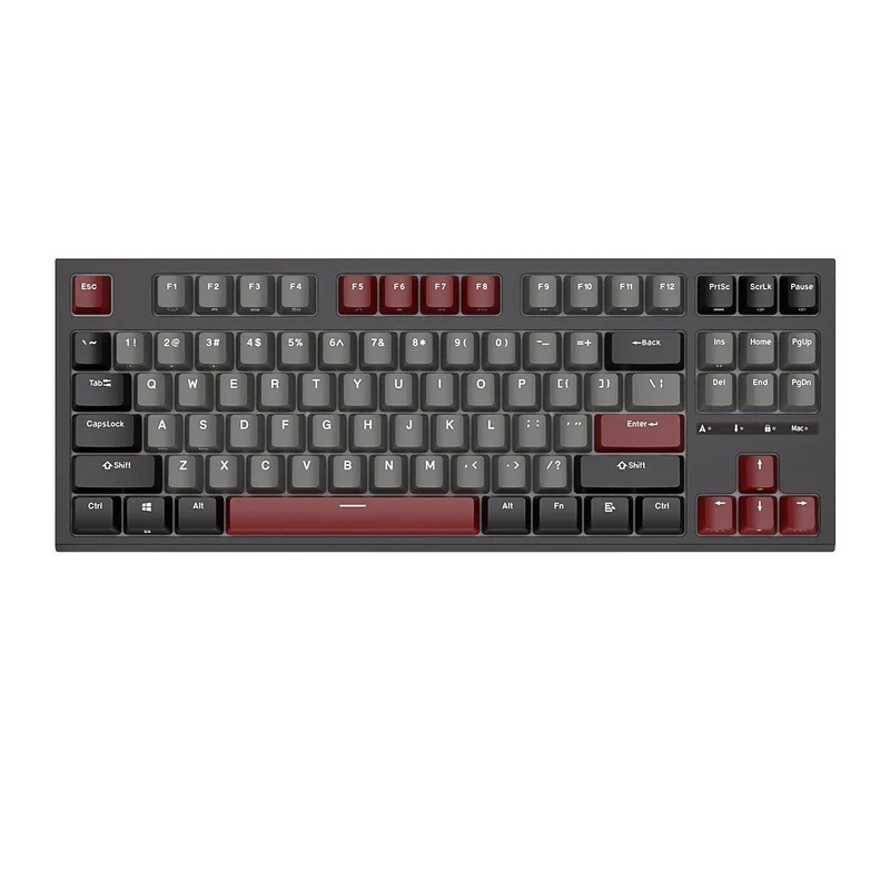 Royal Kludge RK-R87 Single-Mode RGB 87 Keys Hot Swappable Mechanical Keyboard Black (Brown Switch)