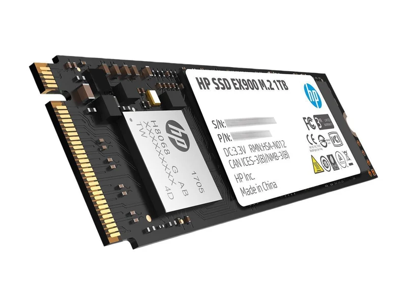 HP EX900 M.2 1TB PCIE Gen3 X4 NVME 3D TLC NAND Internal SSD (5XM46AA)