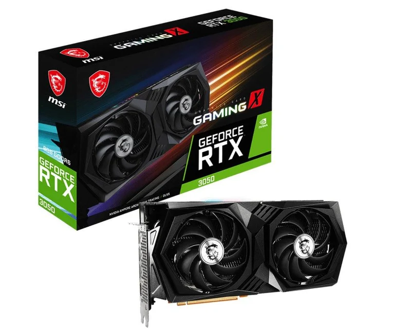 MSi Geforce RTX 3050 Gaming X 8G GDDR6 Graphics Card