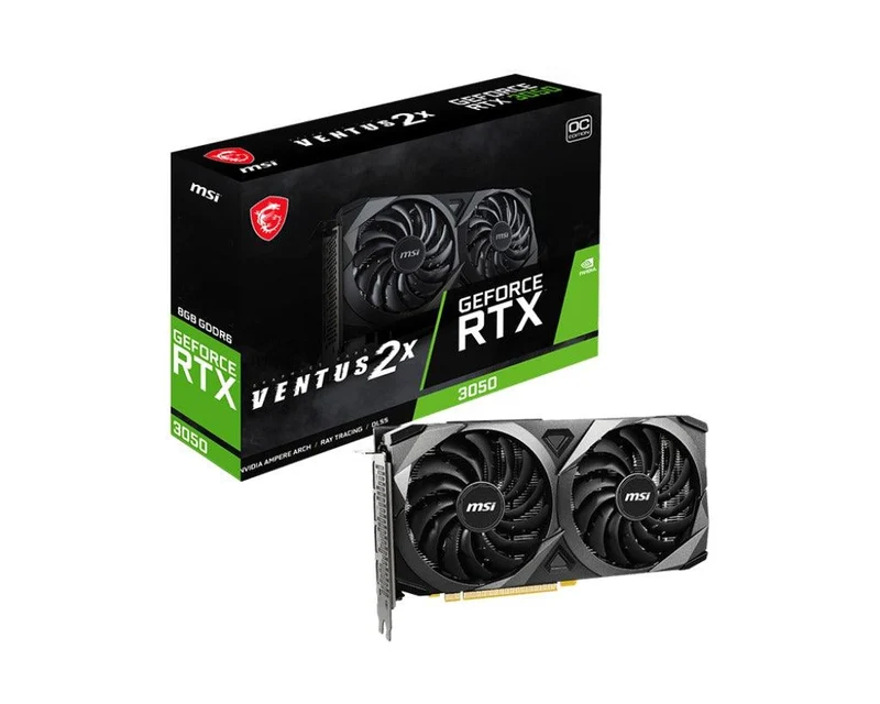 MSi Geforce RTX 3050 Ventus 2X 8G OC Graphics Card