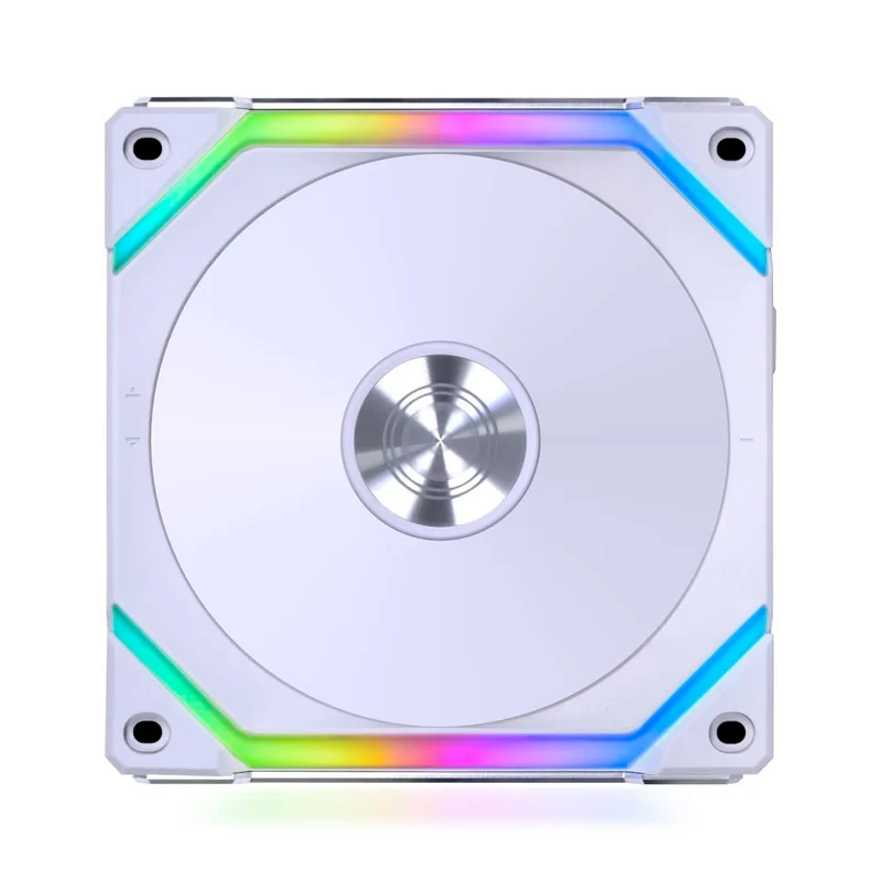 Lian Li Uni Fan SL120 V2 RGB Revolutionized Daisy-Chain ARGB Fan 120MM Triple Pack (White) (UF-SL120V2-3W)