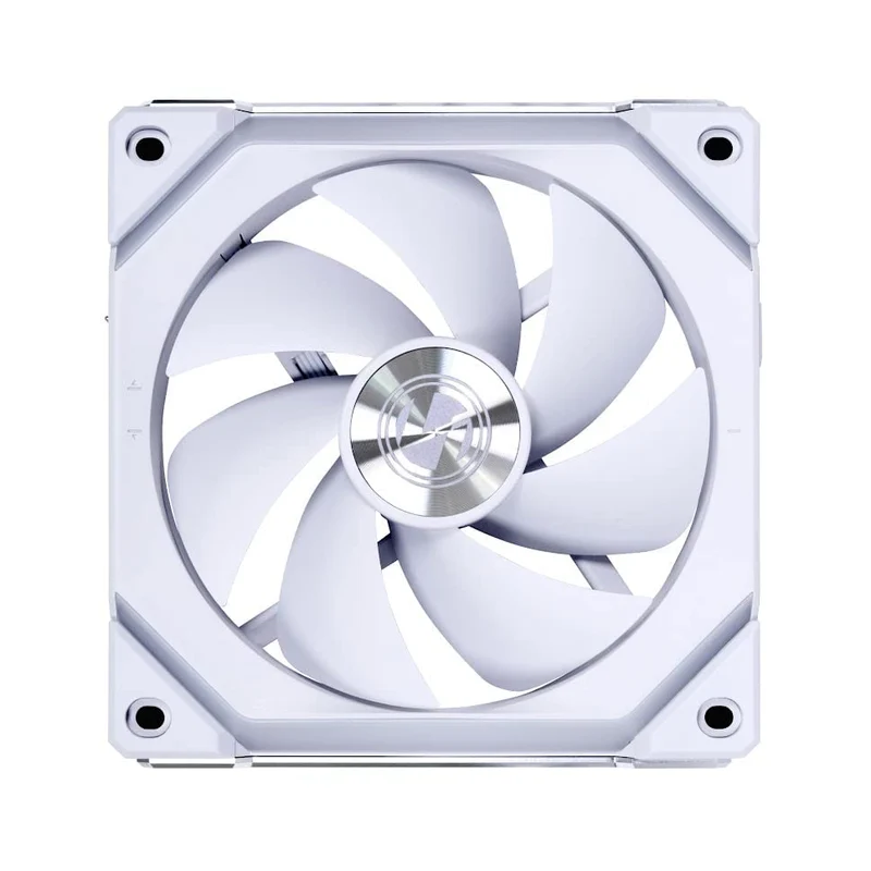 Lian Li Uni Fan SL120 V2 RGB Revolutionized Daisy-Chain ARGB Fan 120MM Triple Pack (White) (UF-SL120V2-3W)